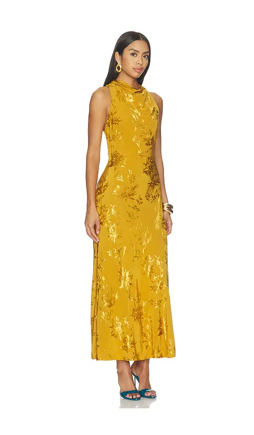 Hemant & Nandita Cowl Midi Dress | Thumbnail 2 Hemant & Nandita Cowl Midi Dress | Thumbnail 2