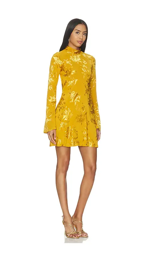 Hemant & Nandita Biased Mini Dress With Mock Neck | Thumbnail 2 Hemant & Nandita Biased Mini Dress With Mock Neck | Thumbnail 2