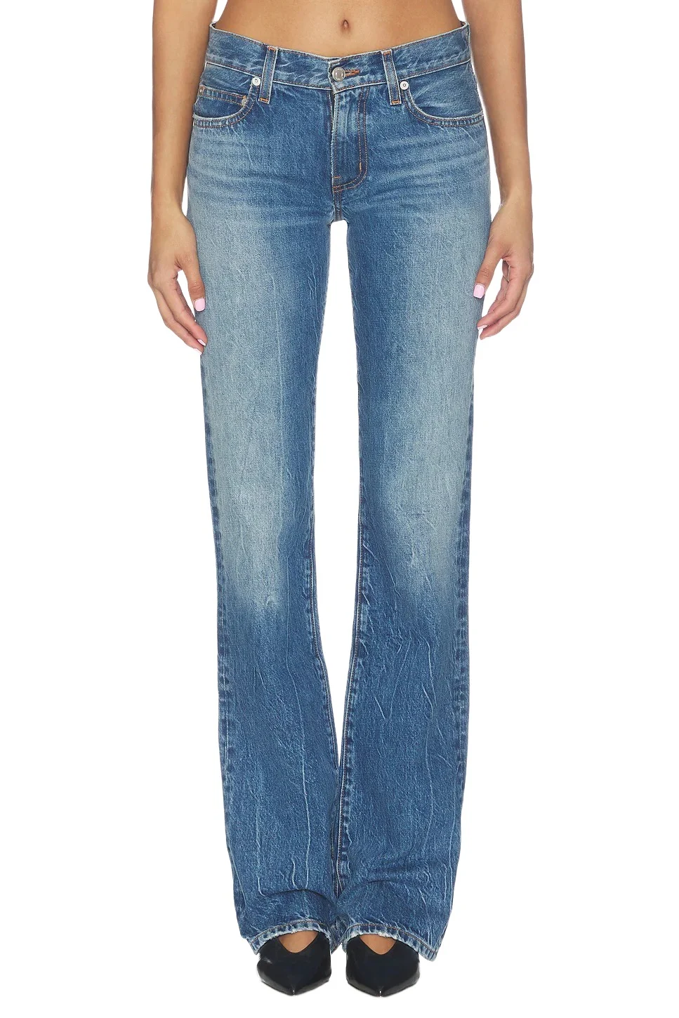 ÉTERNE Denim Low Rise Bootcut Jean