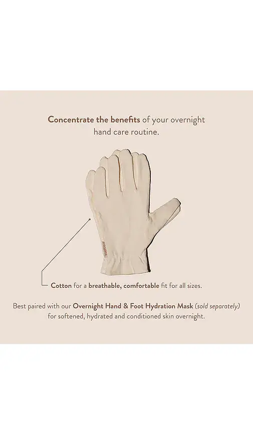 Paume Organic Cotton Overnight Gloves | Thumbnail 3 Paume Organic Cotton Overnight Gloves | Thumbnail 3