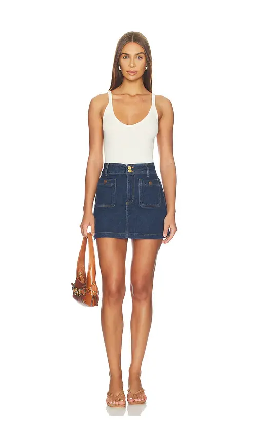 PAIGE Janelle Skirt With Patch Pockets Skirt | Thumbnail 5 PAIGE Janelle Skirt With Patch Pockets Skirt | Thumbnail 5