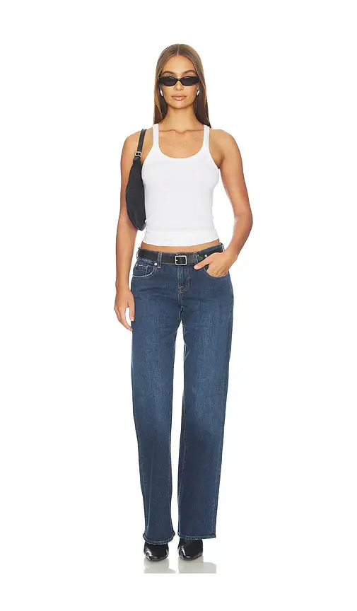 7 For All Mankind Low Straight Jean | Thumbnail 5