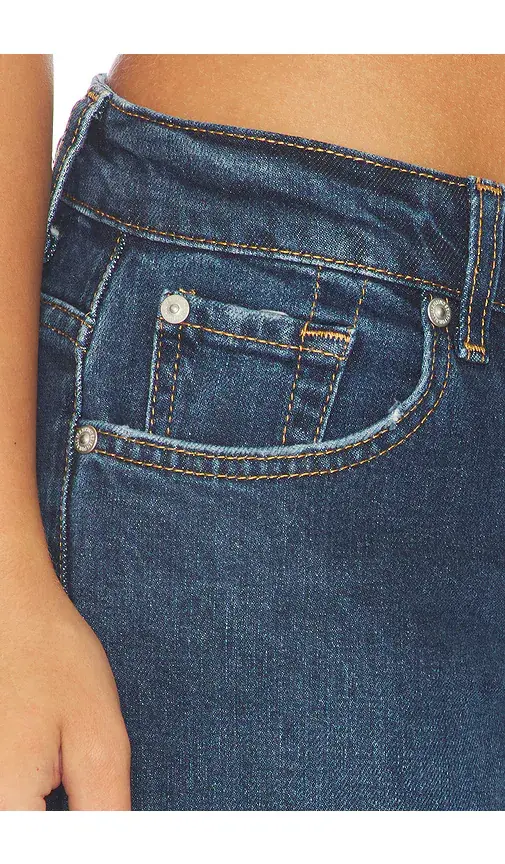 7 For All Mankind Low Straight Jean | Thumbnail 6