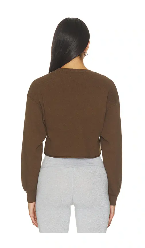 WellBeing + BeingWell WellBeing + BeingWell Fleur Cropped Sweater | Thumbnail 3 WellBeing + BeingWell WellBeing + BeingWell Fleur Cropped Sweater | Thumbnail 3