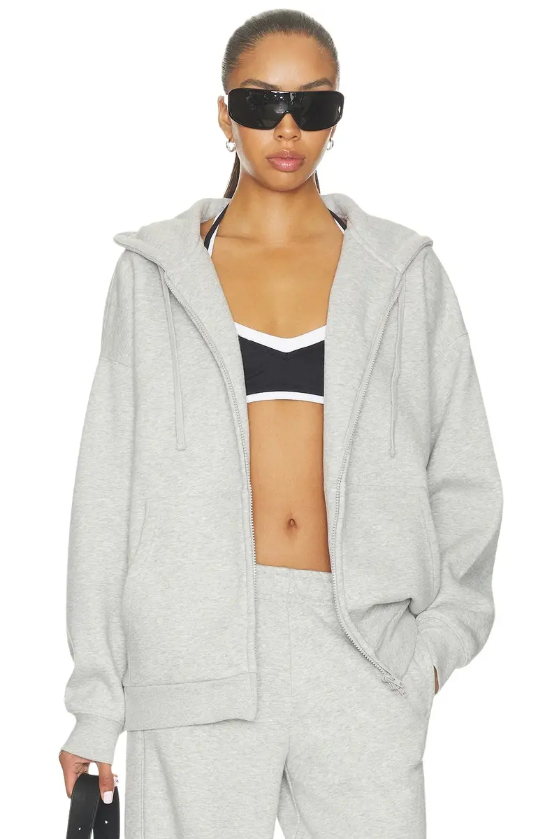 WellBeing + BeingWell WellBeing + BeingWell Murphy Oversized Full Zip Hoodie