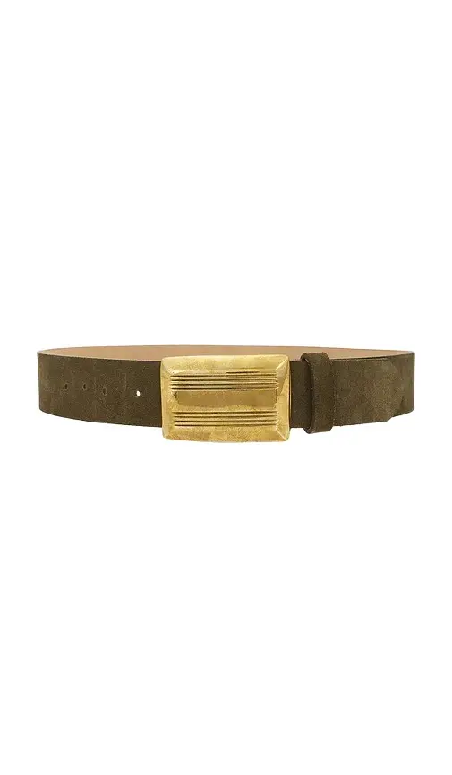 L'Agence Cebo Grooved Rectangular Belt