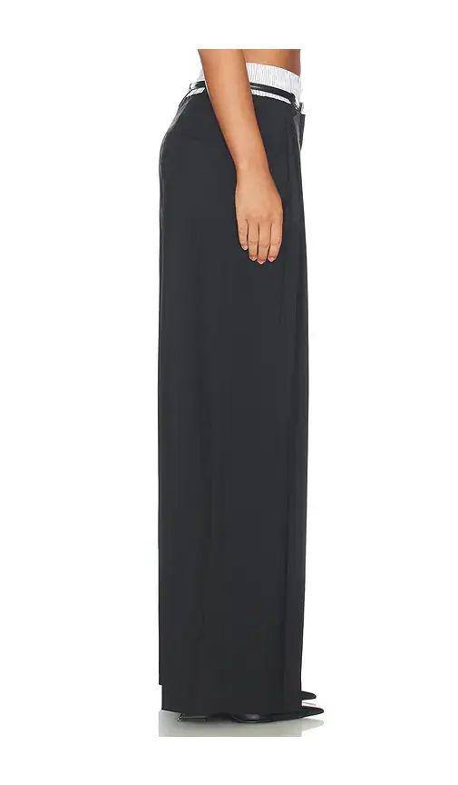 Alexander Wang Mid-Rise Belted Tailored Pant With Pre-styled Boxer | Thumbnail 3 Alexander Wang Mid-Rise Belted Tailored Pant With Pre-styled Boxer | Thumbnail 3