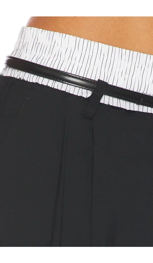 Alexander Wang Mid-Rise Belted Tailored Pant With Pre-styled Boxer | Thumbnail 6 Alexander Wang Mid-Rise Belted Tailored Pant With Pre-styled Boxer | Thumbnail 6