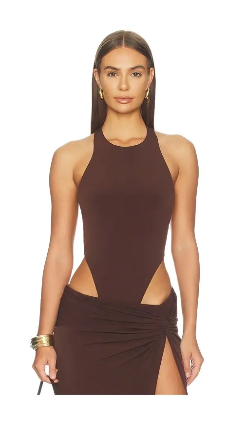 The Andamane Fonda Halter Bodysuit | Image 1 The Andamane Fonda Halter Bodysuit | Image 1