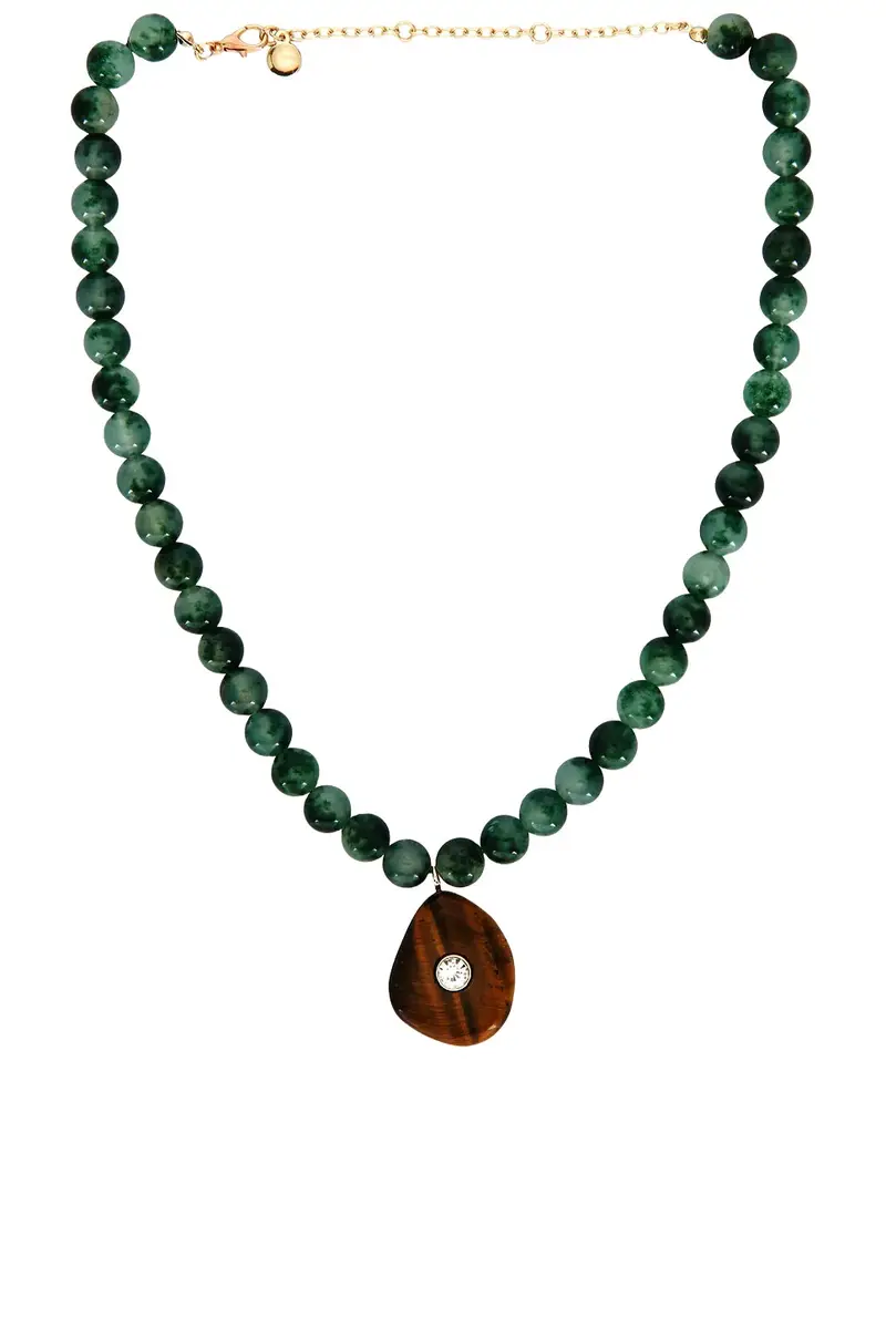 BaubleBar Jamie Semi Precious Beaded Necklace