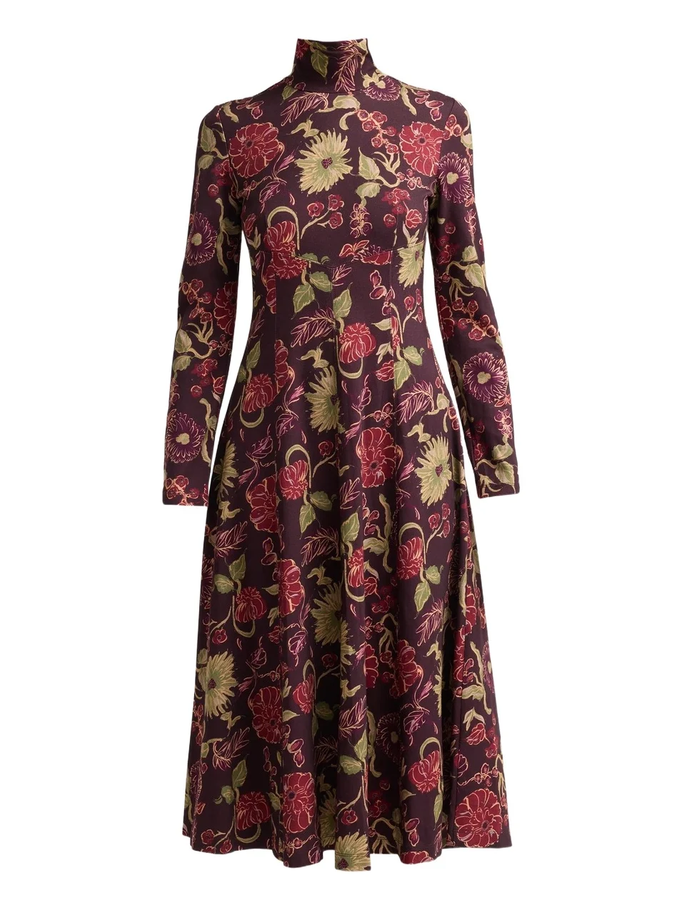 Women's Thea Floral A-Line Midi Dress