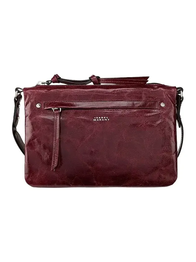 Isabel Marant Women's Winna Duo Leather Crossbody Bag