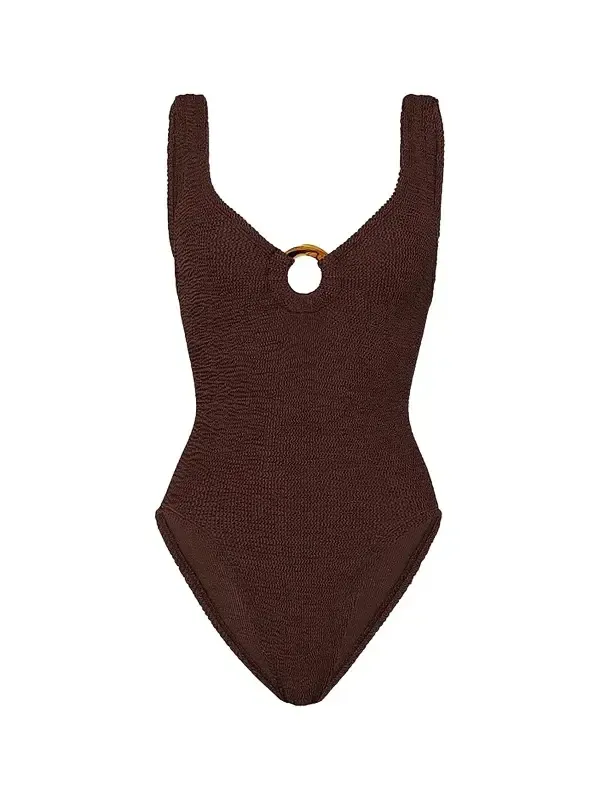 Women's Celine Metallic One-Piece Swimsuit