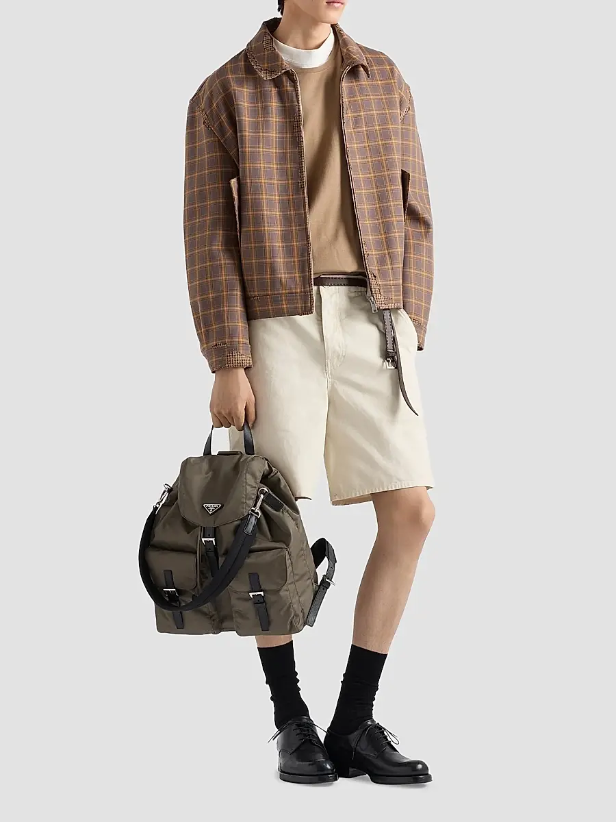 Prada Men's Re-Nylon Backpack | Thumbnail 2 Prada Men's Re-Nylon Backpack | Thumbnail 2