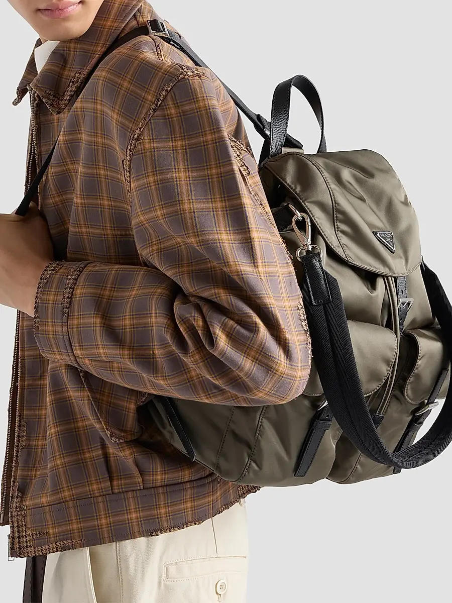 Prada Men's Re-Nylon Backpack | Thumbnail 3 Prada Men's Re-Nylon Backpack | Thumbnail 3
