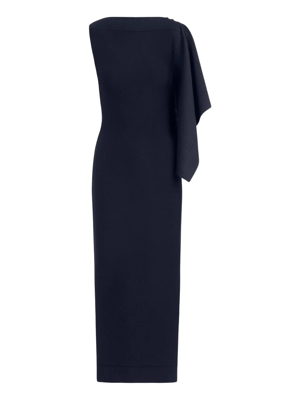 Oscar de la Renta Hibiscus Brooch Knit Dress