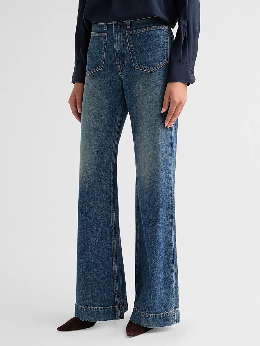 A.L.C. A. L.C. Women's The 008 Patch Pocket Straight-Leg Jeans | Thumbnail 4 A.L.C. A. L.C. Women's The 008 Patch Pocket Straight-Leg Jeans | Thumbnail 4