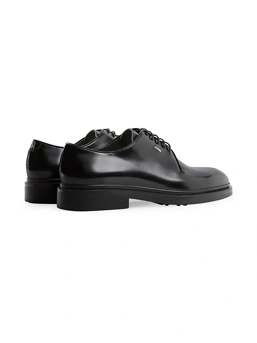 Giuseppe Zanotti Men's Tag Leather Derbys | Thumbnail 3 Giuseppe Zanotti Men's Tag Leather Derbys | Thumbnail 3