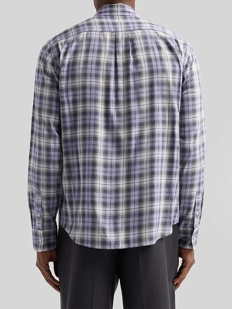 Vince Men's Exchange Plaid Cotton Shirt | Thumbnail 3
