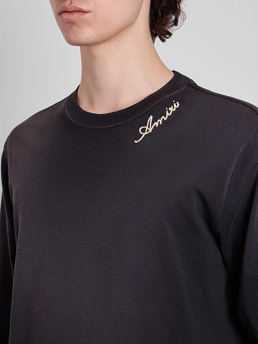 AMIRI Men's Logo Embroidered Cotton T-Shirt | Thumbnail 5 AMIRI Men's Logo Embroidered Cotton T-Shirt | Thumbnail 5