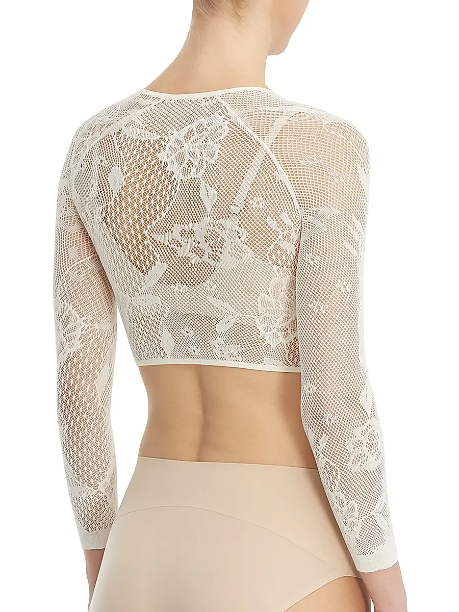 Spanx Women's Embroidered Lace Arm Tights | Thumbnail 5
