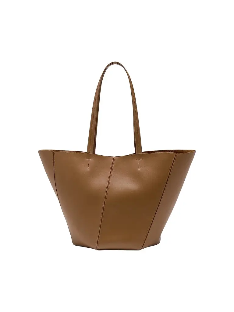 Proenza Schouler Women's Hex Leather Tote Bag - Walnut | Image 1 Proenza Schouler Women's Hex Leather Tote Bag - Walnut | Image 1