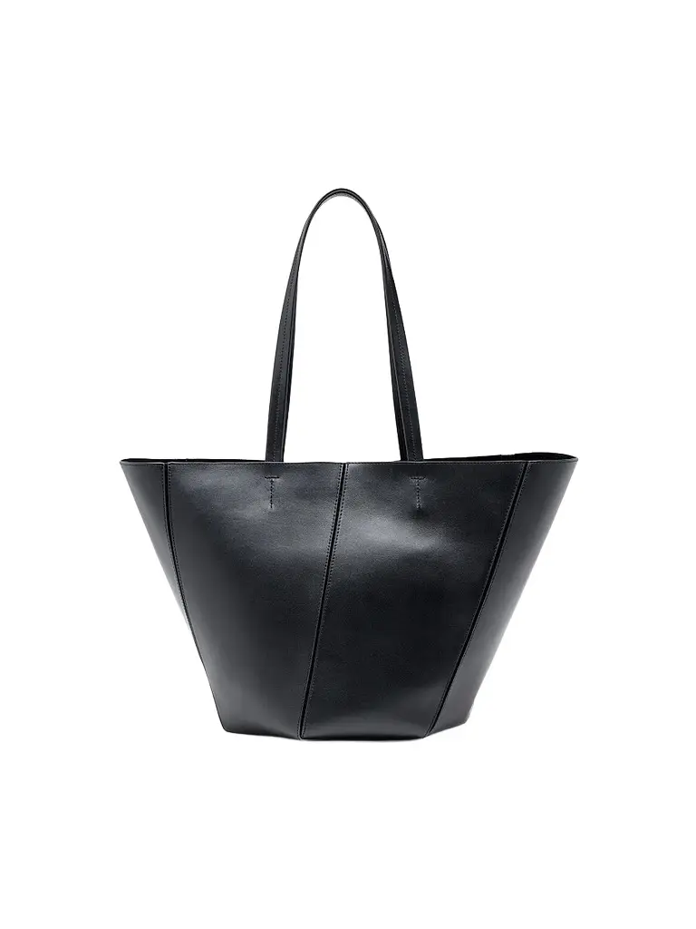 Proenza Schouler Women's Hex Leather Tote Bag - Black | Image 1 Proenza Schouler Women's Hex Leather Tote Bag - Black | Image 1