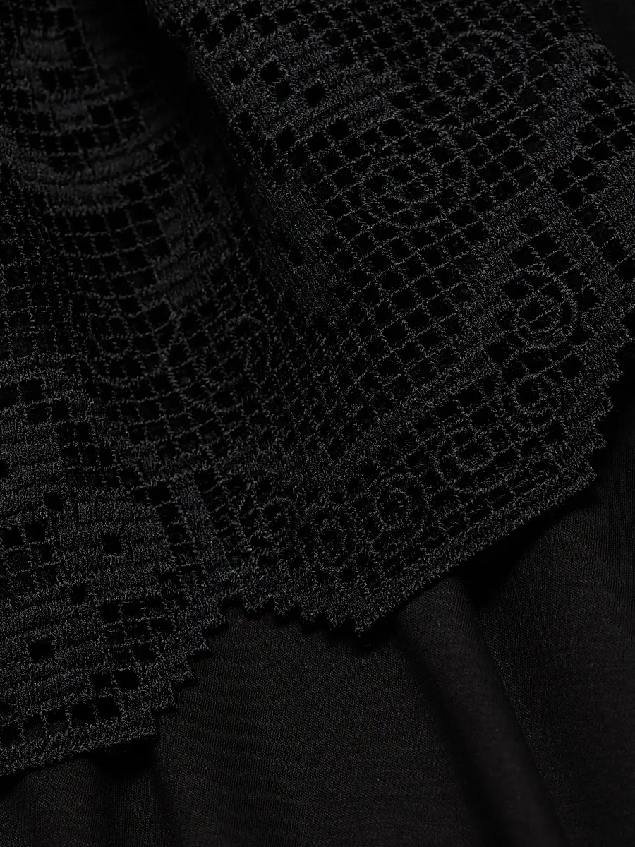 Kobi Halperin Women's Amanda Lace-Trimmed Cotton T-Shirt | Thumbnail 7 Kobi Halperin Women's Amanda Lace-Trimmed Cotton T-Shirt | Thumbnail 7