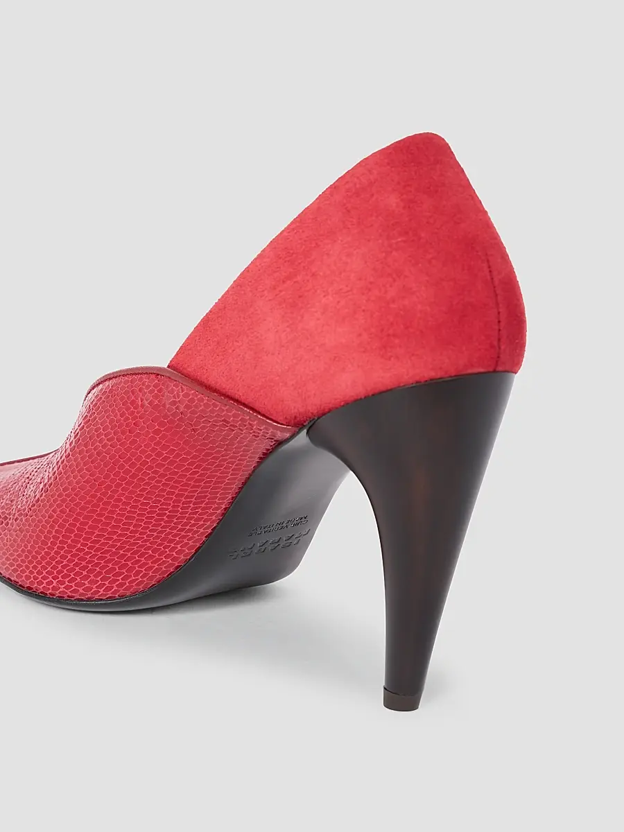 Isabel Marant Women's Luza 90MM Leather-Velvet Pumps | Thumbnail 6 Isabel Marant Women's Luza 90MM Leather-Velvet Pumps | Thumbnail 6