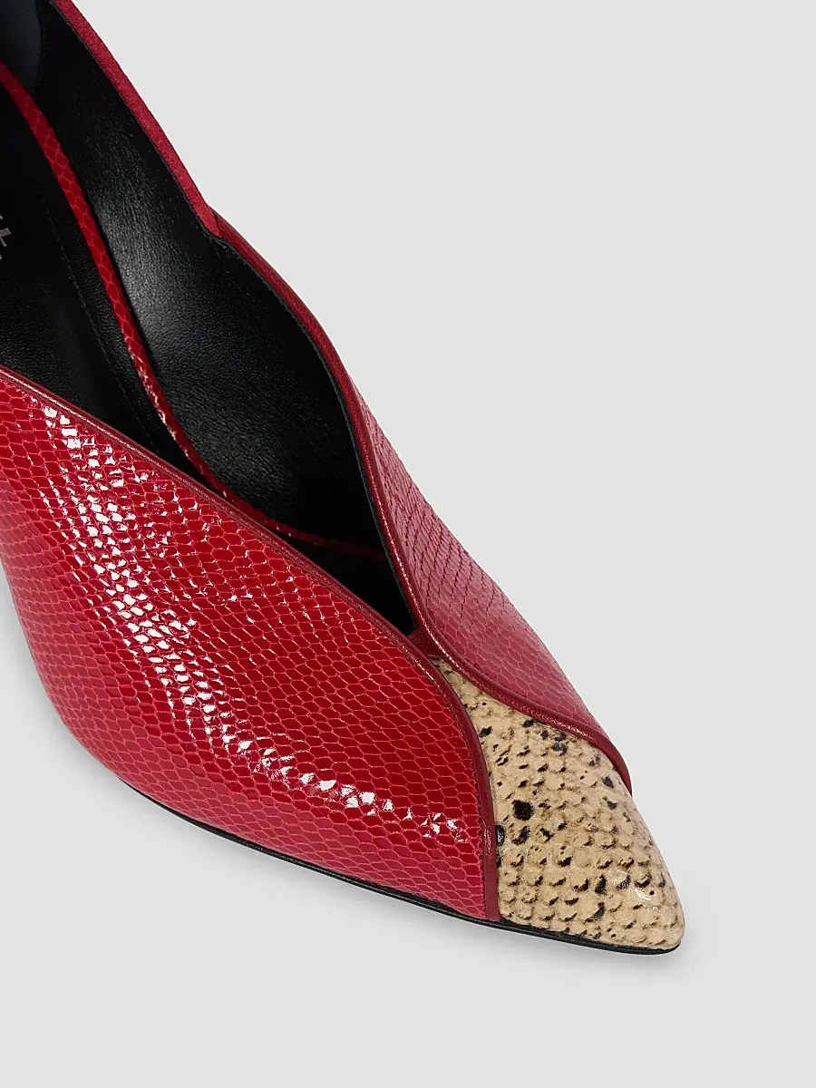 Isabel Marant Women's Luza 90MM Leather-Velvet Pumps | Thumbnail 7 Isabel Marant Women's Luza 90MM Leather-Velvet Pumps | Thumbnail 7