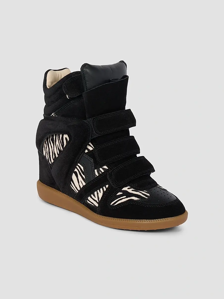Isabel Marant Women's Bekett Ring 50MM Suede High-Top Sneakers | Thumbnail 2 Isabel Marant Women's Bekett Ring 50MM Suede High-Top Sneakers | Thumbnail 2