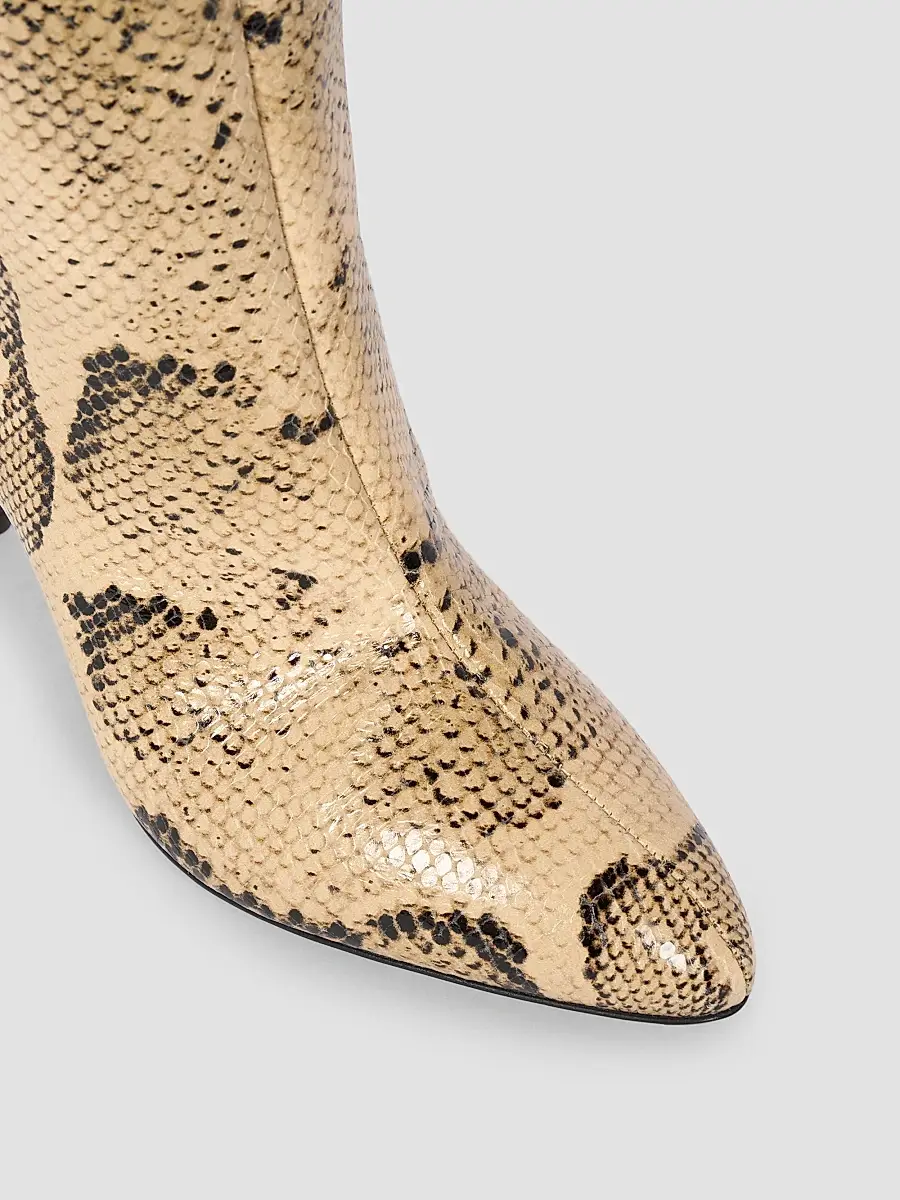 Isabel Marant Women's Jany 90MM Snakeskin-Embossed Leather Boots | Thumbnail 6 Isabel Marant Women's Jany 90MM Snakeskin-Embossed Leather Boots | Thumbnail 6