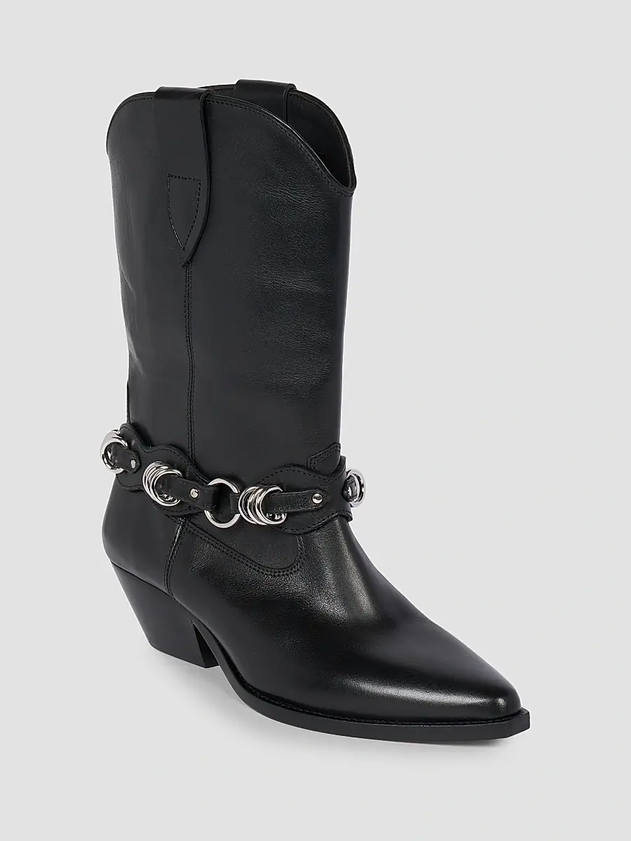 Isabel Marant Women's Duerto 40MM Leather Cowboy Boots | Thumbnail 2