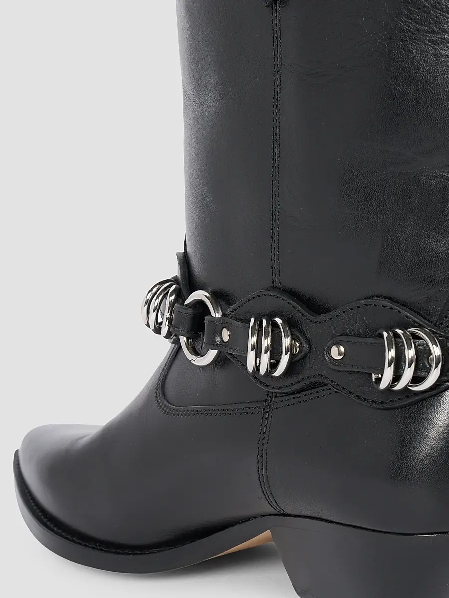 Isabel Marant Women's Duerto 40MM Leather Cowboy Boots | Thumbnail 5