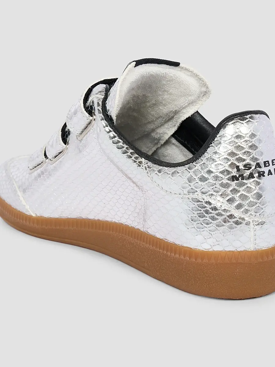 Isabel Marant Women's Beth Snake-Embossed Leather Low-Top Sneakers | Thumbnail 5 Isabel Marant Women's Beth Snake-Embossed Leather Low-Top Sneakers | Thumbnail 5