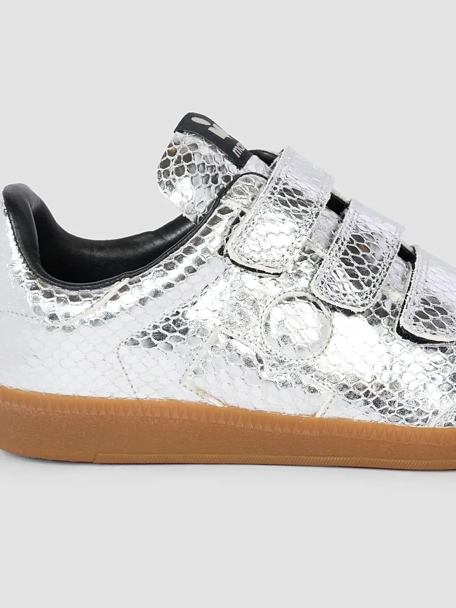 Isabel Marant Women's Beth Snake-Embossed Leather Low-Top Sneakers | Thumbnail 6 Isabel Marant Women's Beth Snake-Embossed Leather Low-Top Sneakers | Thumbnail 6