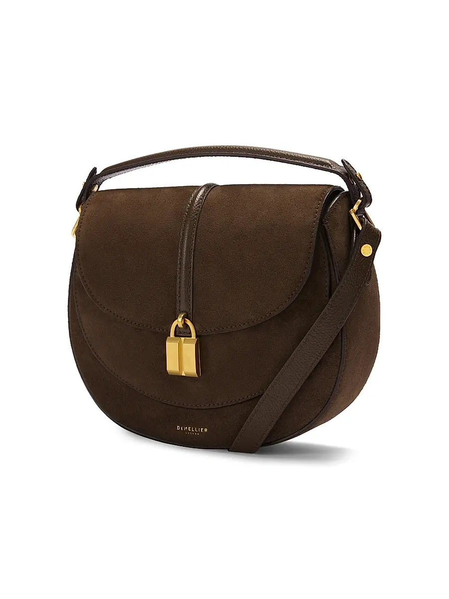 DeMellier Women's Siena Leather Saddle Bag | Thumbnail 3