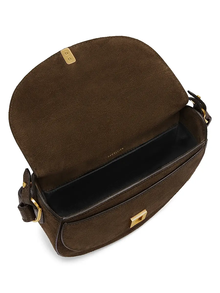 DeMellier Women's Siena Leather Saddle Bag | Thumbnail 4