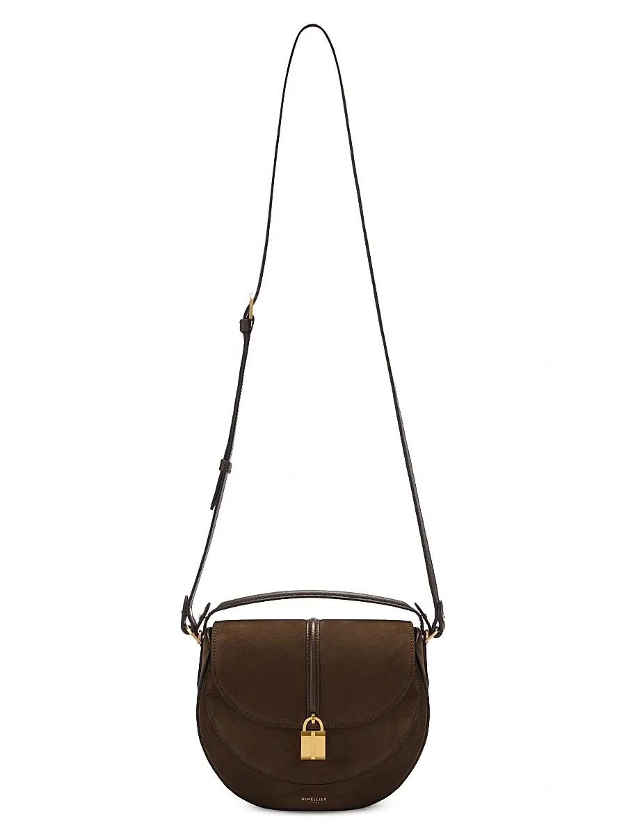 DeMellier Women's Siena Leather Saddle Bag | Thumbnail 5