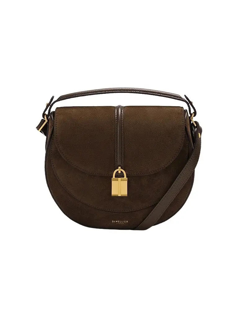 DeMellier Women's Siena Leather Saddle Bag - Mocha Suede | Image 1 DeMellier Women's Siena Leather Saddle Bag - Mocha Suede | Image 1