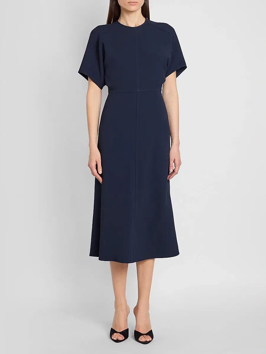 Victoria Beckham Women's Eleanor Midi Dress | Thumbnail 2 Victoria Beckham Women's Eleanor Midi Dress | Thumbnail 2