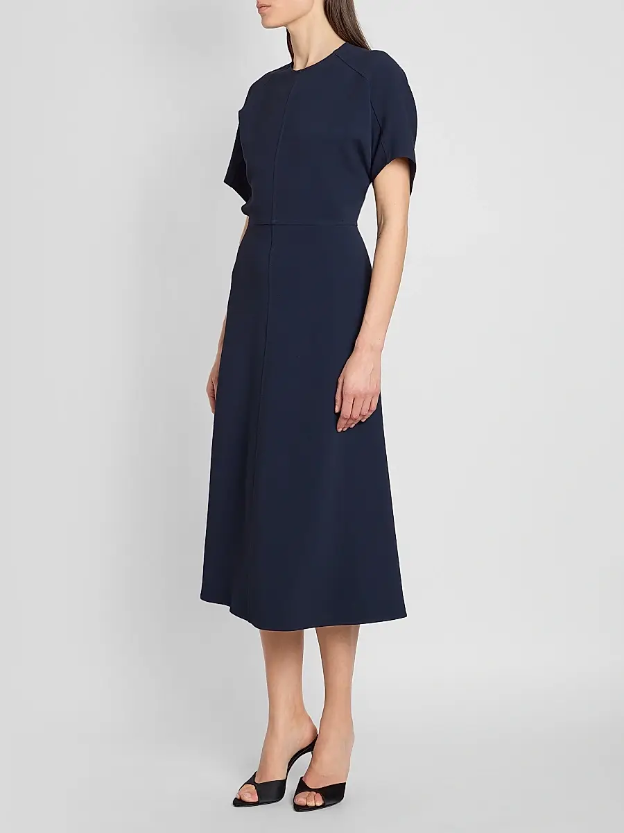 Victoria Beckham Women's Eleanor Midi Dress | Thumbnail 4 Victoria Beckham Women's Eleanor Midi Dress | Thumbnail 4