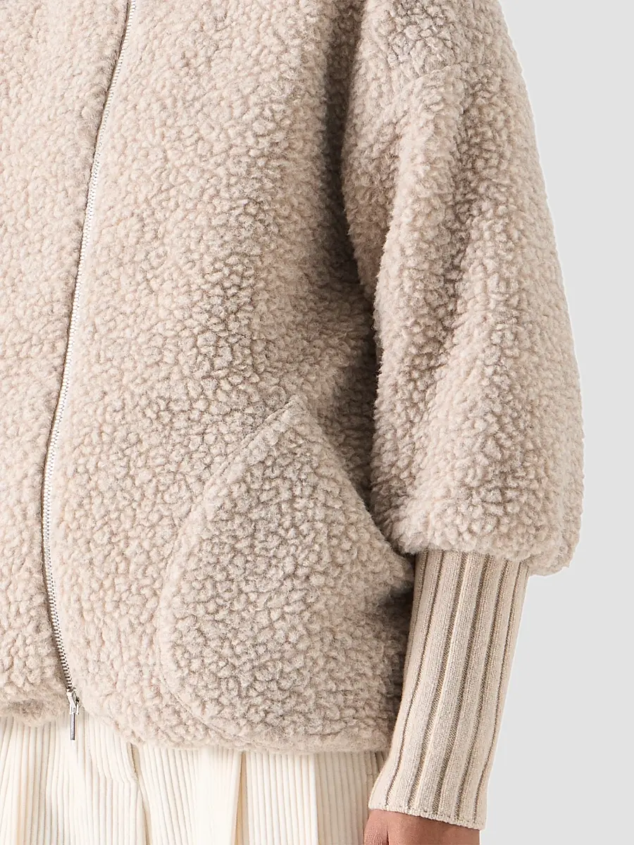 Akris punto Women's Bouclé Fleece Relaxed-Fit Coat | Thumbnail 5