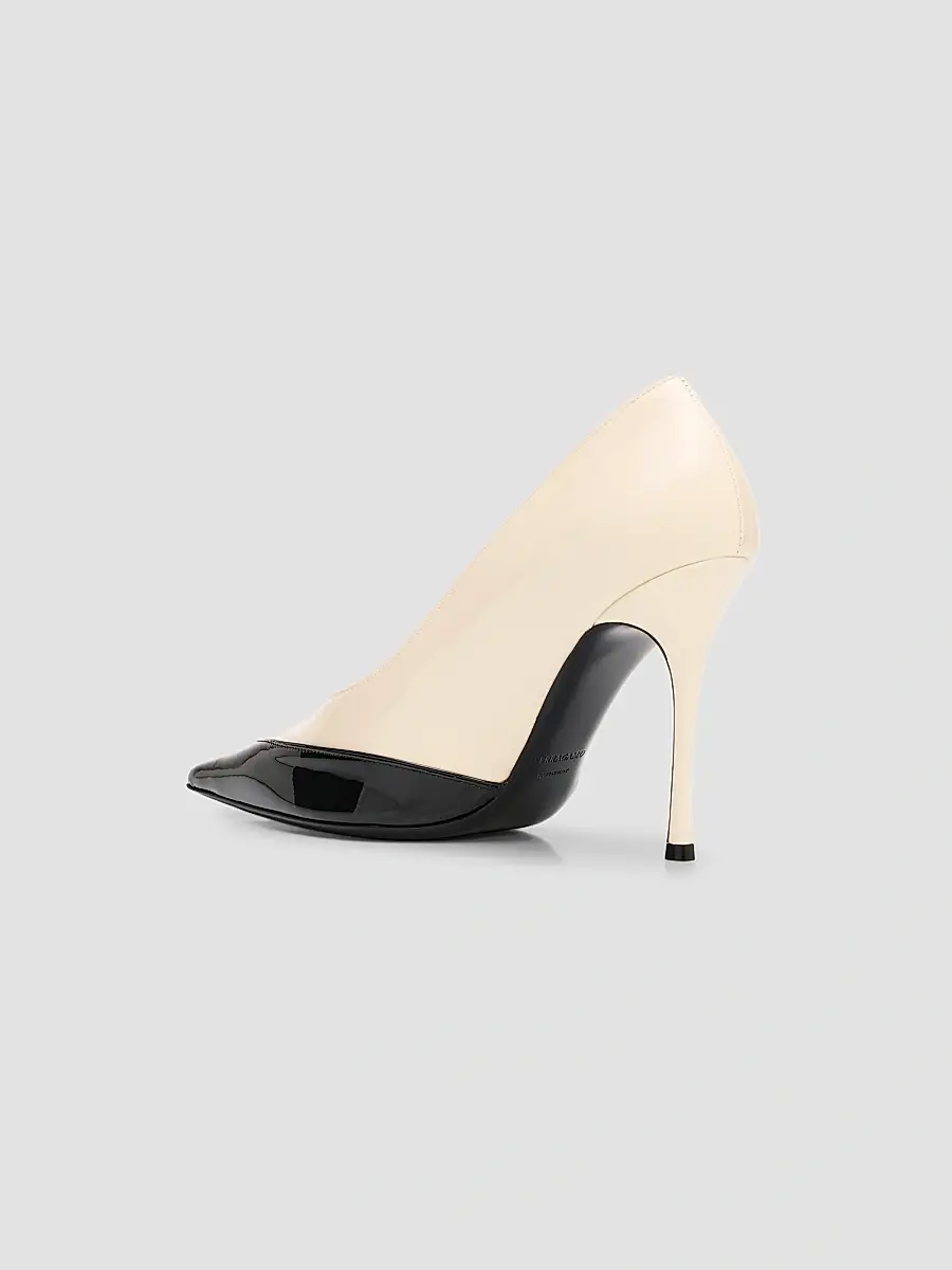 Ferragamo Women's Varina 90MM Two-Tone Patent Leather Pumps | Thumbnail 4 Ferragamo Women's Varina 90MM Two-Tone Patent Leather Pumps | Thumbnail 4