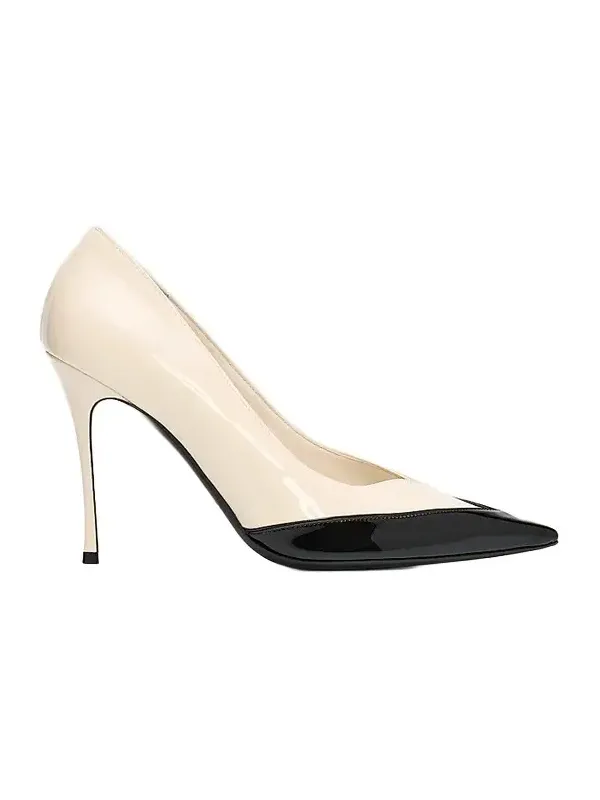 Women's Varina 90MM Two-Tone Patent Leather Pumps Women's Varina 90MM Two-Tone Patent Leather Pumps