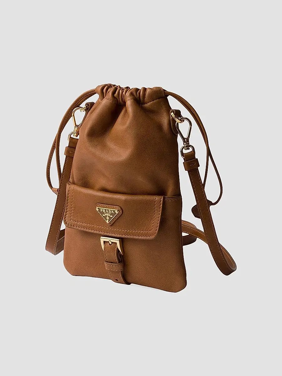 Prada Women's Nappa Leather Pouch | Thumbnail 3