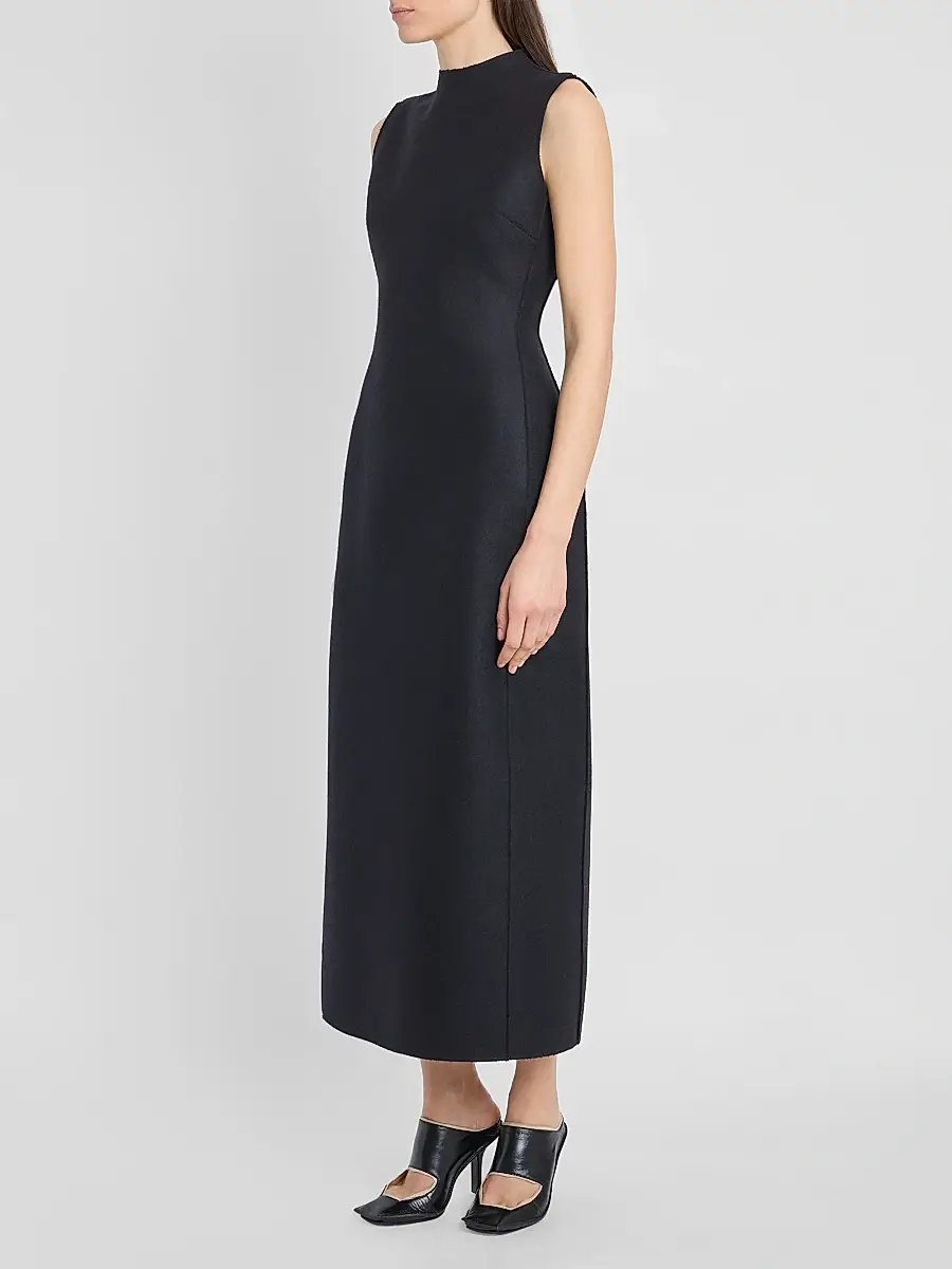 Maison Margiela Women's Virgin Wool Midi Dress | Thumbnail 4 Maison Margiela Women's Virgin Wool Midi Dress | Thumbnail 4