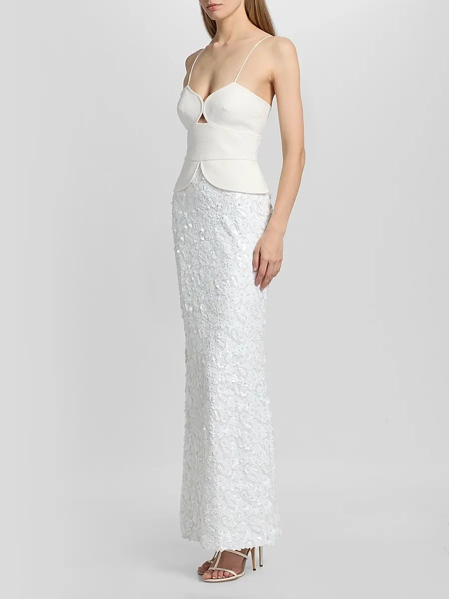 ACLER Women's Femme Fatale Pryde Column Maxi Dress | Thumbnail 4