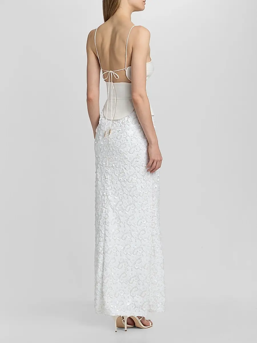 ACLER Women's Femme Fatale Pryde Column Maxi Dress | Thumbnail 5