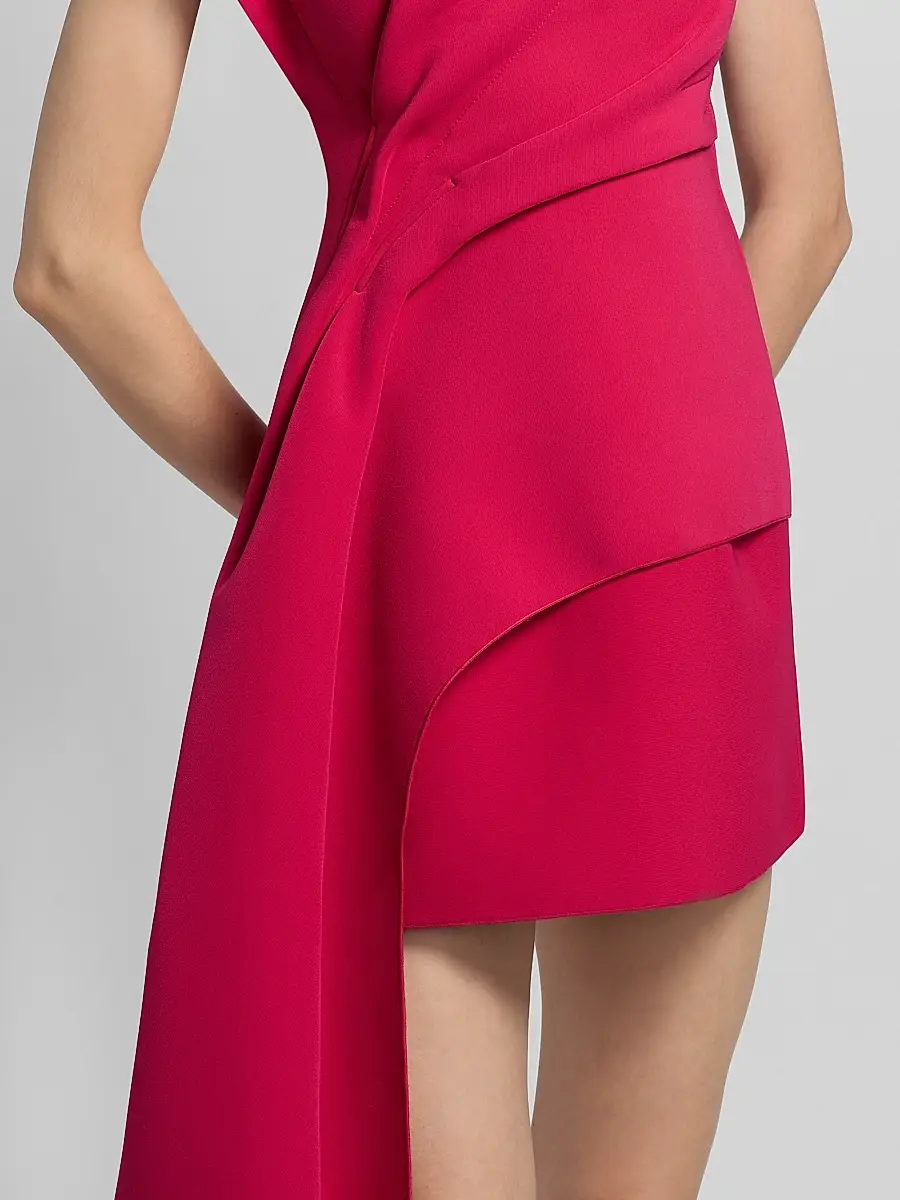 ACLER Women's Femme Fatale Quindus Asymmetric Mini Dress | Thumbnail 6